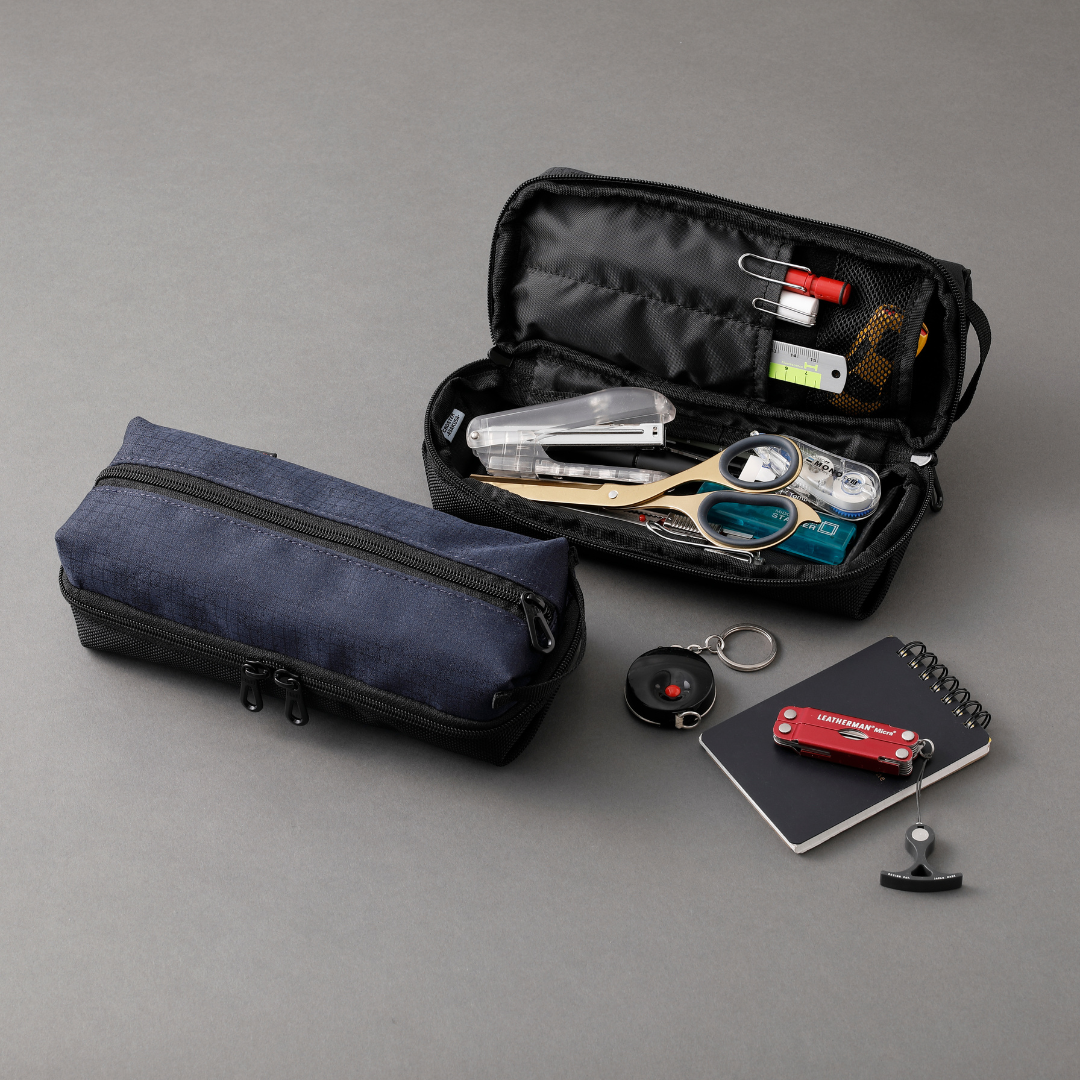 R.G.B］大容量 二層式ペンケース（ネイビー） | 株式会社クロスター